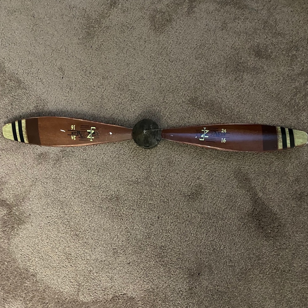 Metal Plane Propeller Decoration